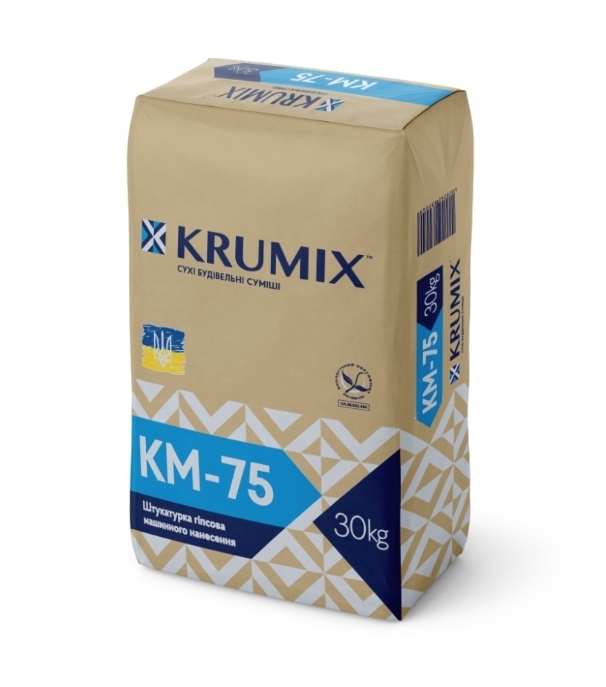 Штукатурка гіпсова KRUMIX КМ-75